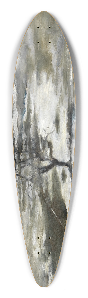 Louis Eysen - Taunuslandschaft im Vorfrhling 39.3 inch art pintail longboard deck