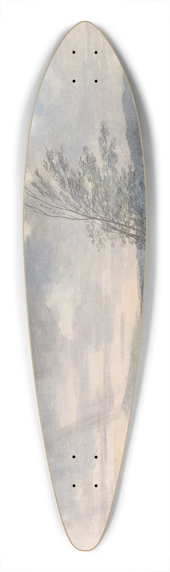 Louis Gabriel Moreau - Windswept Landscape 39.3 inch art pintail longboard deck
