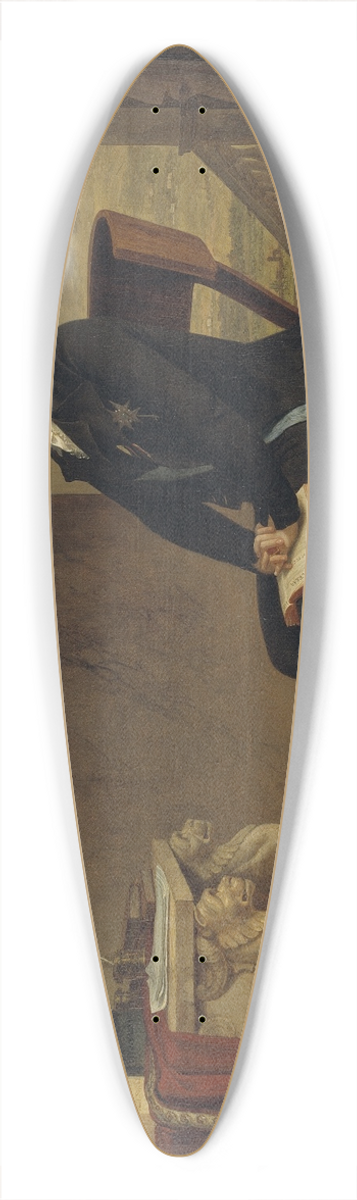 Louis Gauffier - Count Gustaf Mauritz Armfelt in Florence 39.3 inch art pintail longboard deck