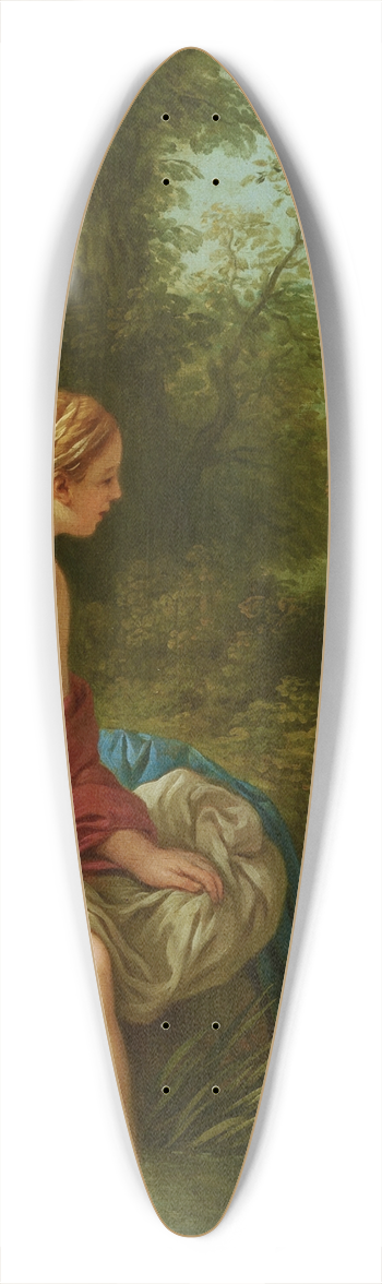 Louis-Jean-Franois Lagrene - Landscape With Salmacis and Hermaphroditus 39.3 inch art pintail longboard deck