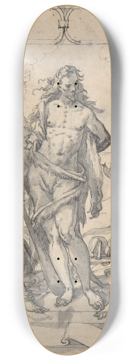 Christoph Murer - Study for a Stained Glass Window 8.25 inch art skate deck