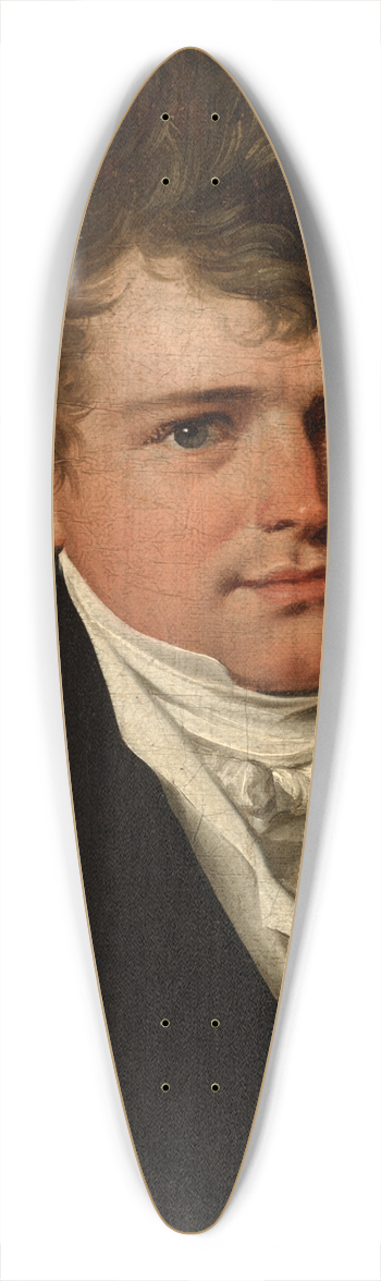 Louis Lopold Boilly - JosephReade 39.3 inch art pintail longboard deck