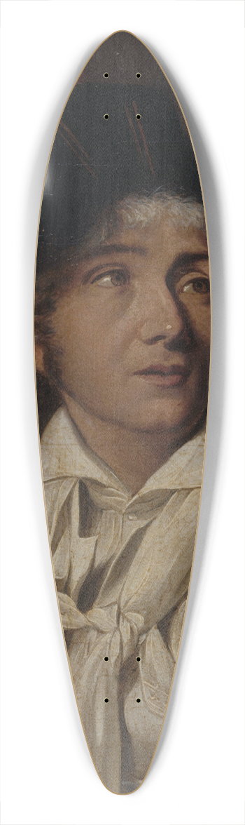 Louis Lopold Boilly - Portrait dun acteur, en veste blanche  collet rouge 39.3 inch art pintail longboard deck