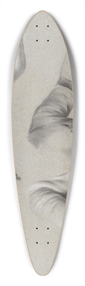 Louis Lopold Boilly - Studies of Hands 39.3 inch art pintail longboard deck