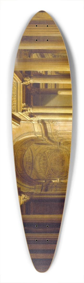 Louis Lopold Boilly - Vue Intrieure Du Panthon 39.3 inch art pintail longboard deck