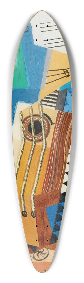Louis Marcoussis - Lulli 39.3 inch art pintail longboard deck