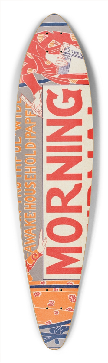 Louis Rhead - Morning Journal 39.3 inch art pintail longboard deck