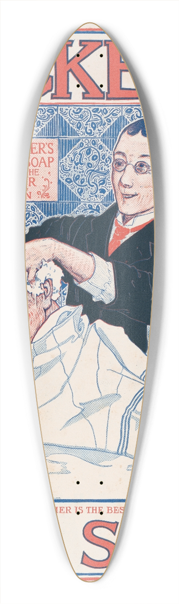 Louis Rhead - Packers tar soap 39.3 inch art pintail longboard deck