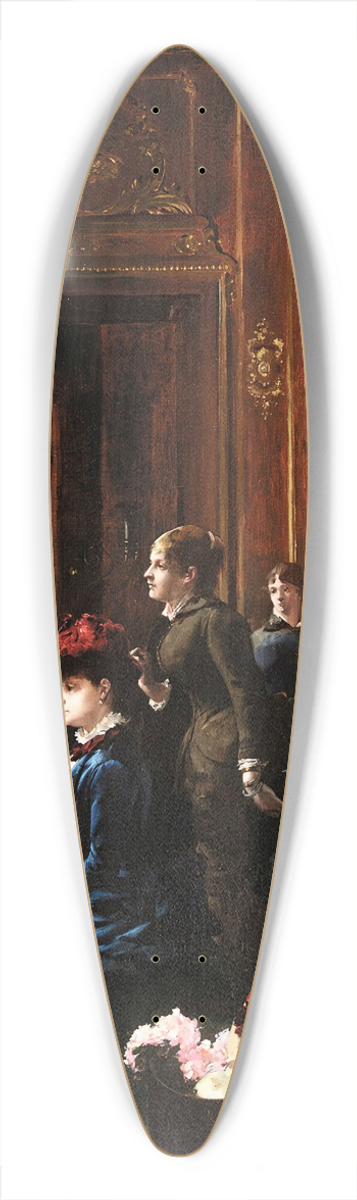 Louis-Robert Carrier-Belleuse - Fashion salon in Paris 39.3 inch art pintail longboard deck