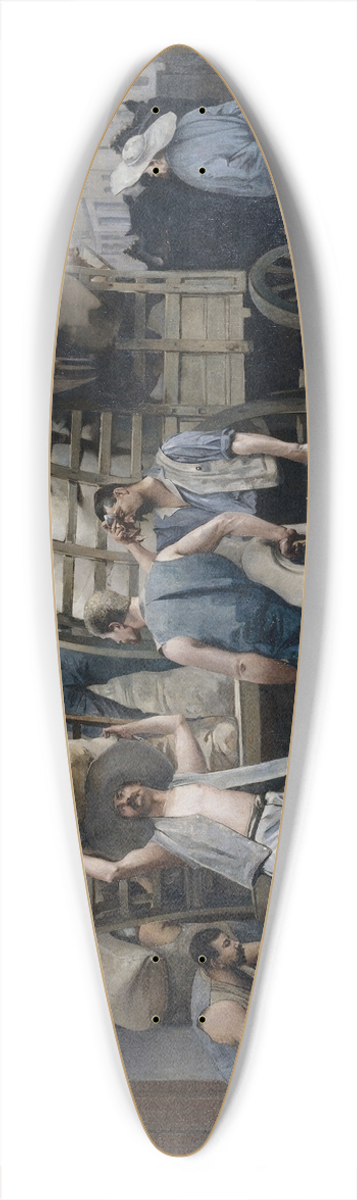 Louis-Robert Carrier-Belleuse - Porteurs de farine, scne parisienne 39.3 inch art pintail longboard deck