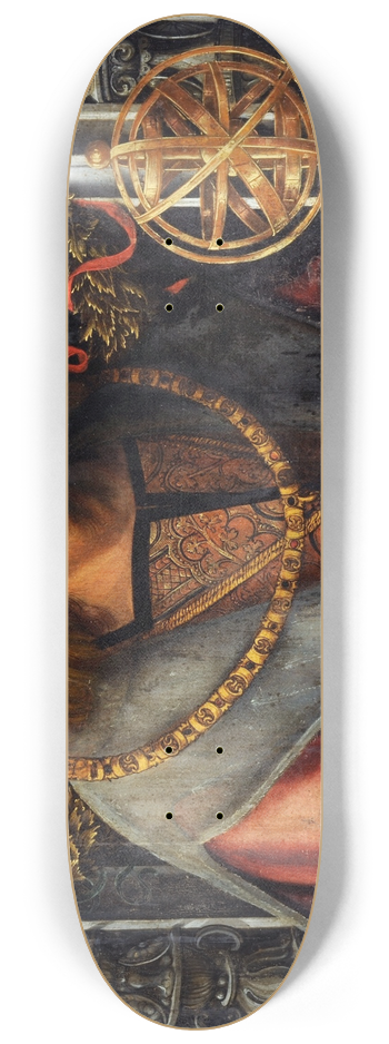 Circle Of Ambrosius Holbein - Idealized Portrait Of Ptolemy 8.25 inch art skate deck