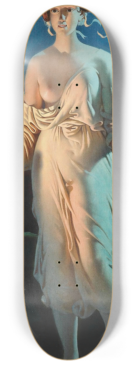 Circle of Andrei Franzowitsch Belloli - A moonlit rendezvous 8.25 inch art skate deck