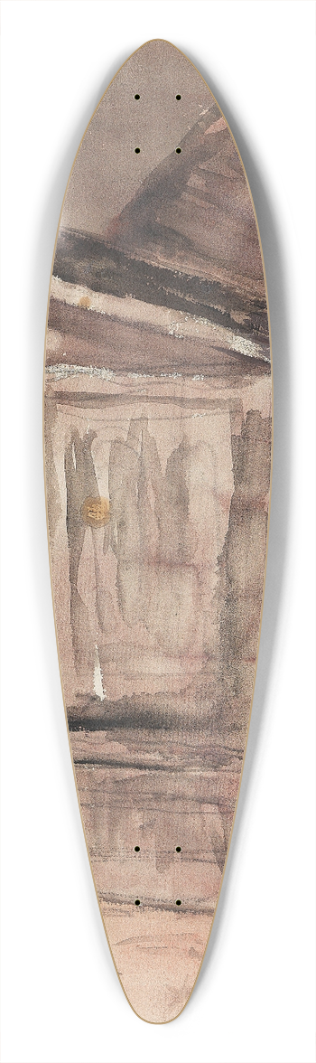 Lovis Corinth - Interieur 39.3 inch art pintail longboard deck