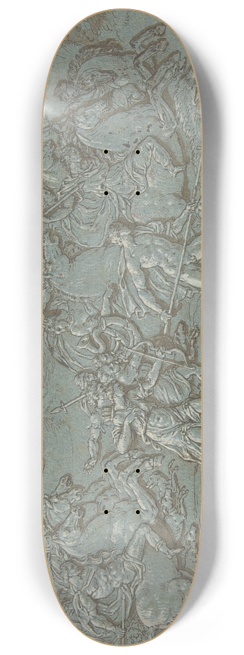Circle of Bernard Picart - Hunt of the Calydonian Boar 8.25 inch art skate deck