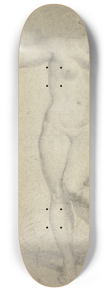 Circle of Charles Le Brun - Andromeda and the Sea-Monster 8.25 inch art skate deck