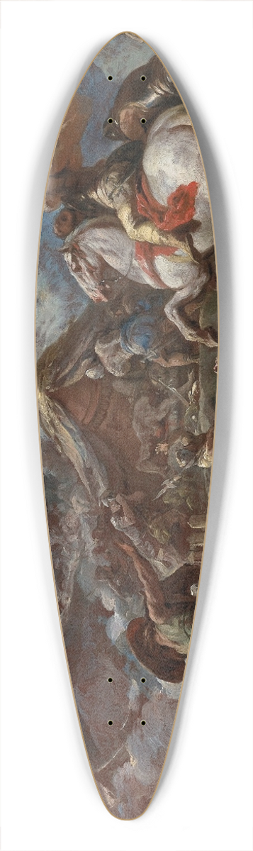 Luca Giordano - The Discovery of the Body of Holofernes 39.3 inch art pintail longboard deck