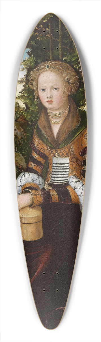 Lucas Cranach the Elder - The Magdalene 39.3 inch art pintail longboard deck