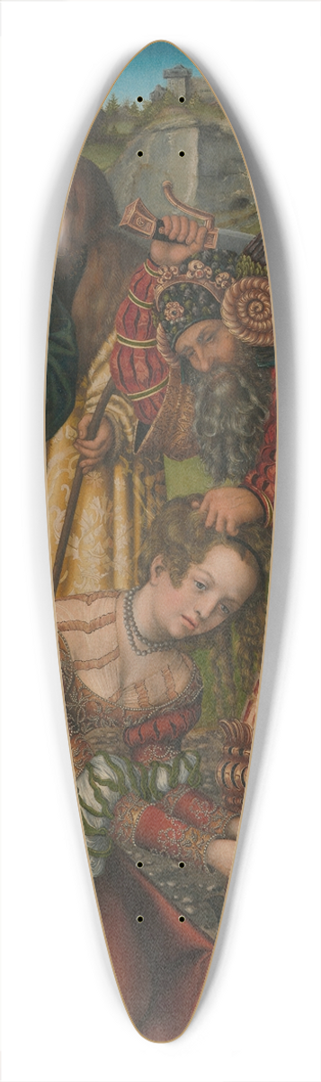 Lucas Cranach the Elder - The Martyrdom of Saint Barbara 39.3 inch art pintail longboard deck