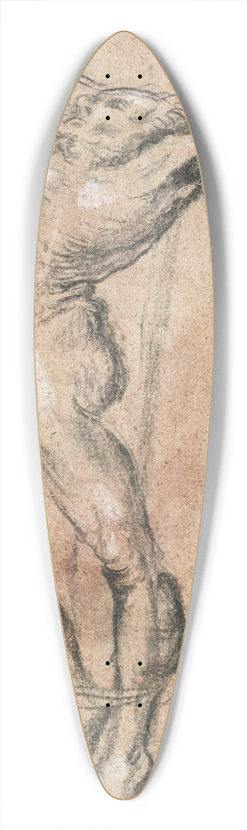 Lucas Cranach the Elder - Thief on the cross, facing left 39.3 inch art pintail longboard deck