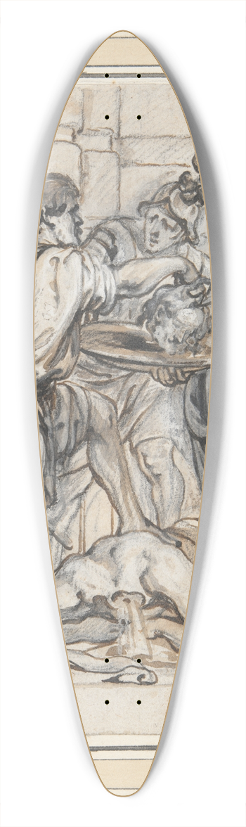 Lucas Franchoys - Salome Receiving the Head of St. John theBaptist 39.3 inch art pintail longboard deck