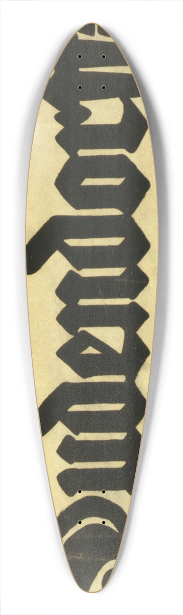 Lucian Bernhard - Jeder trage heute die Ludendorff-Nadel fr Kriegsbeschdigte 39.3 inch art pintail longboard deck