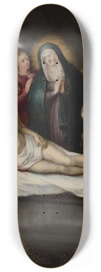 Circle of Frans Francken - Lamentation of Christ 8.25 inch art skate deck