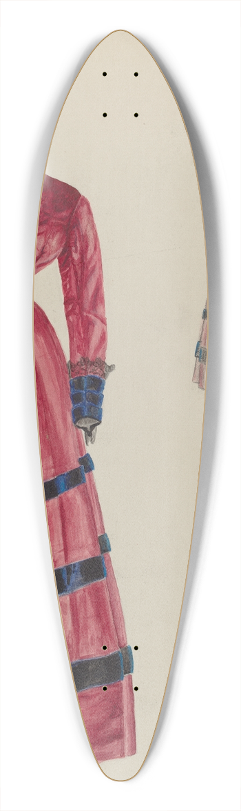 Lucien Verbeke - Dress 39.3 inch art pintail longboard deck