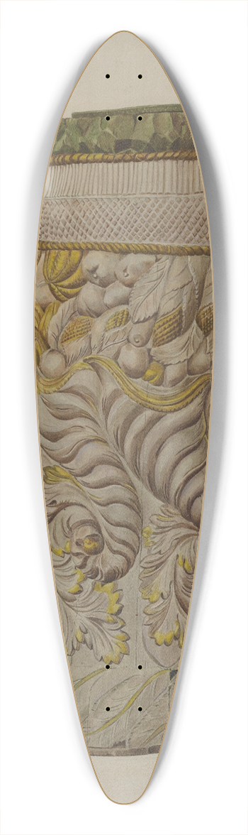 Lucille Chabot - Mast Sheath 39.3 inch art pintail longboard deck