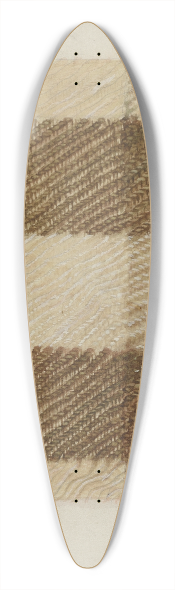 Lucille Chabot - Shaker Bedspread 39.3 inch art pintail longboard deck