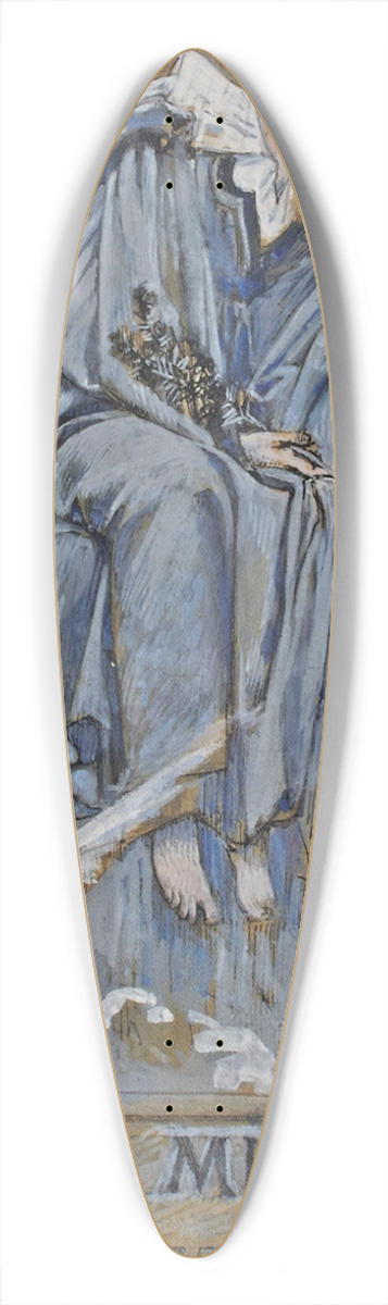 Luc-Olivier Merson - La Mer de Bretagne 39.3 inch art pintail longboard deck