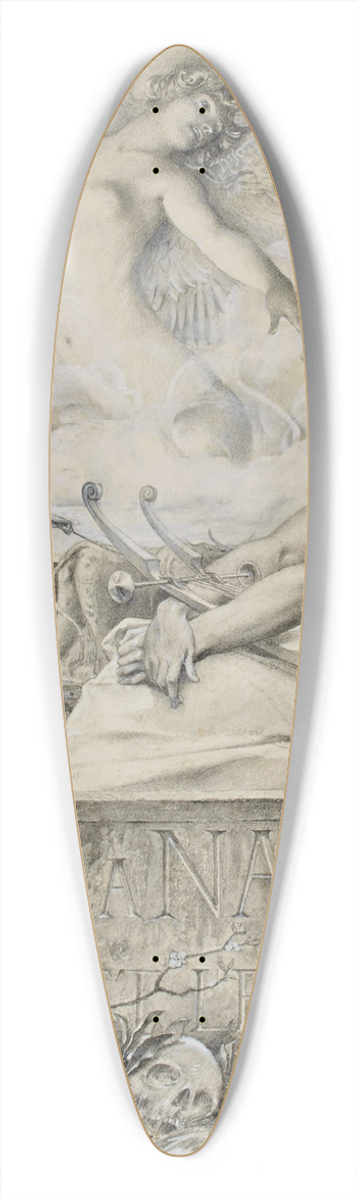 Luc-Olivier Merson - La nature et les reve 39.3 inch art pintail longboard deck