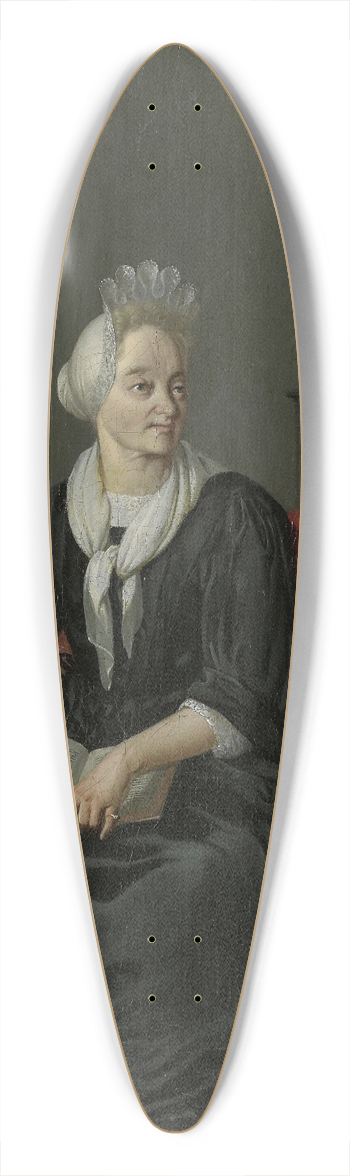 Ludolf Bakhuysen - Anna de Hooghe (1645-1717). The Painters fourth Wife 39.3 inch art pintail longboard deck