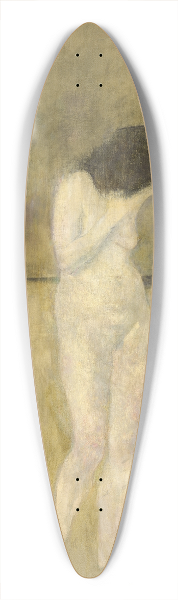 Ludvig Karsten - Adam and Eve 39.3 inch art pintail longboard deck