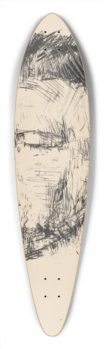 Ludvig Karsten - Erik Stryberg 39.3 inch art pintail longboard deck