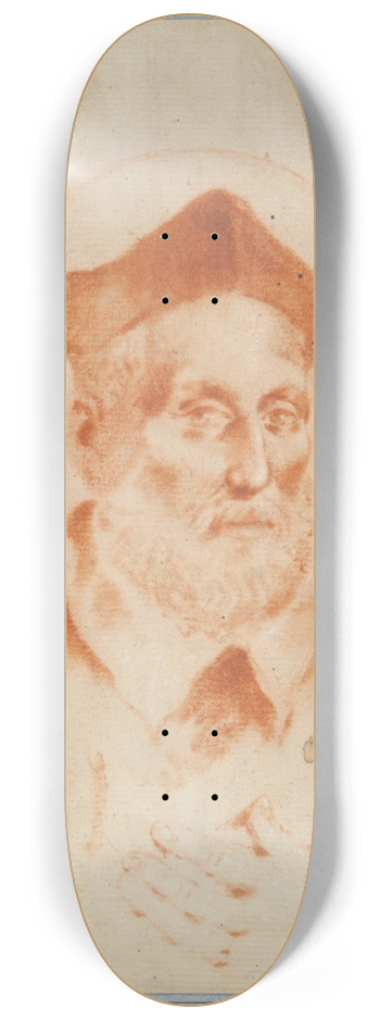 Circle of Giovanni Battista Piazzetta - Saint PhilipNeri 8.25 inch art skate deck