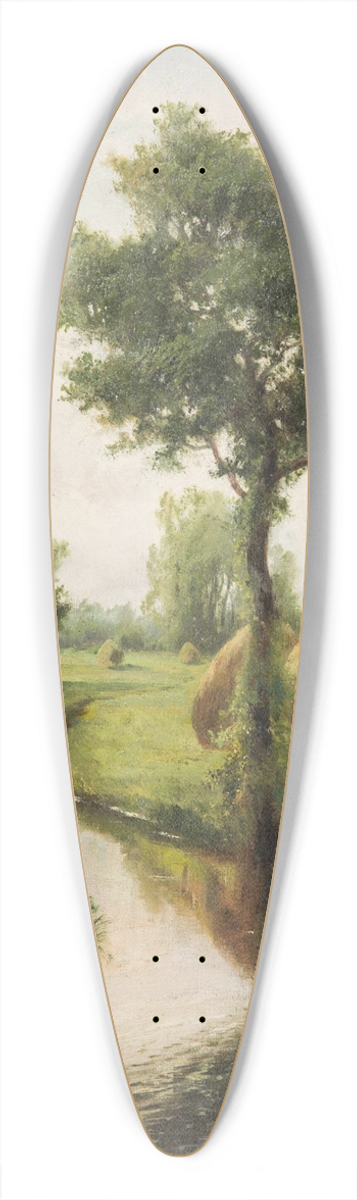Ludvk Bartk - Haystacks 39.3 inch art pintail longboard deck
