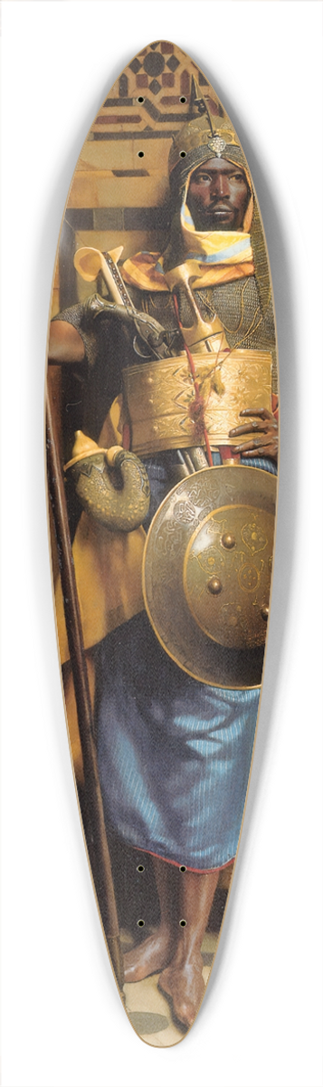 Ludwig Deutsch - Le Garde Maure 39.3 inch art pintail longboard deck