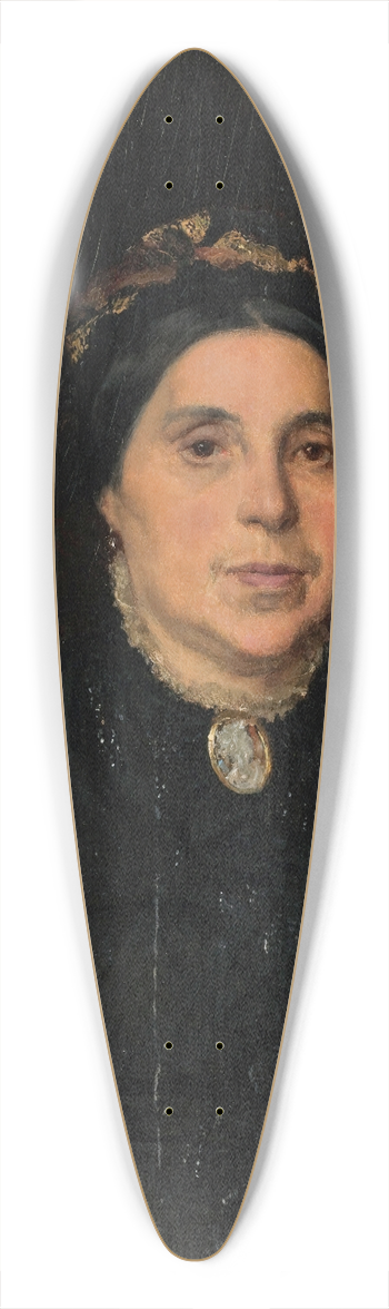 Ludwig Deutsch - Portrait of Ignaz Deutschs Wife 39.3 inch art pintail longboard deck