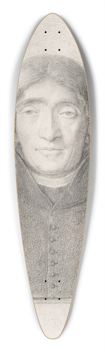 Ludwig Ferdinand Schnorr von Carolsfeld - Portrait of the Poet Friedrich Ludwig Zacharias Werner 39.3 inch art pintail longboard deck
