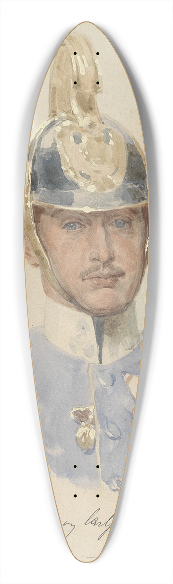 Ludwig Koch - Erzherzog Carl Franz Joseph 39.3 inch art pintail longboard deck