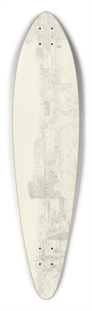 Ludwig Metz - Colloseum 39.3 inch art pintail longboard deck