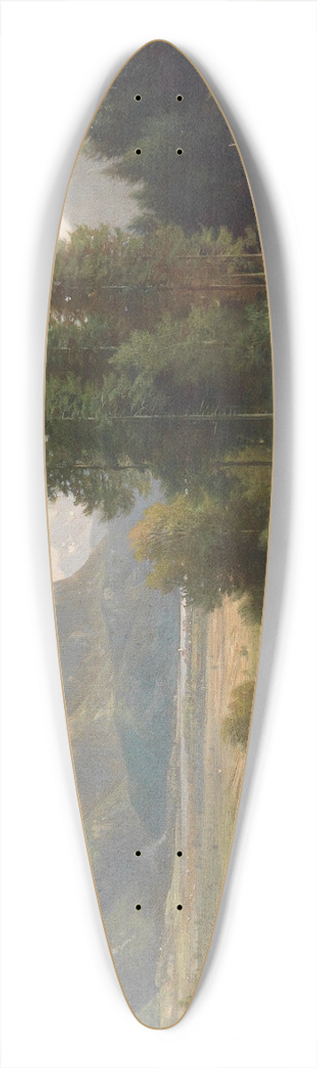 Ludwig Sckell - Partie am Kochelsee 39.3 inch art pintail longboard deck