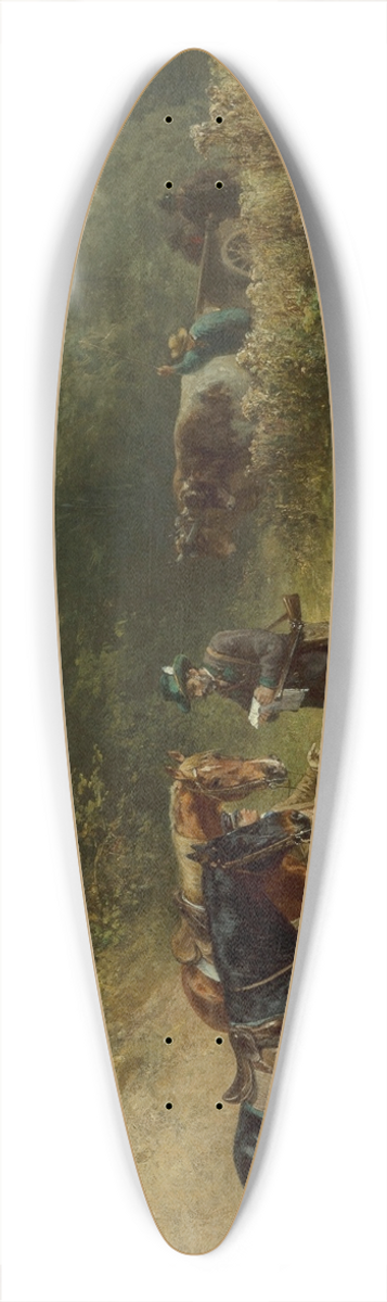 Ludwig Voltz - After the hunt 39.3 inch art pintail longboard deck