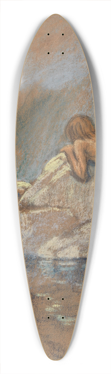 Ludwig von Hofmann - Knabenakt, mit Steinschleuder Murmeltiere jagend 39.3 inch art pintail longboard deck