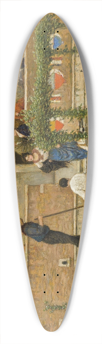 Luigi Pastega - Auf dem Weg zur Festa del Redentore 39.3 inch art pintail longboard deck