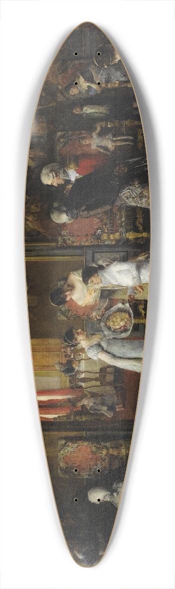 Luis Jimnez Aranda - The Presentation 39.3 inch art pintail longboard deck