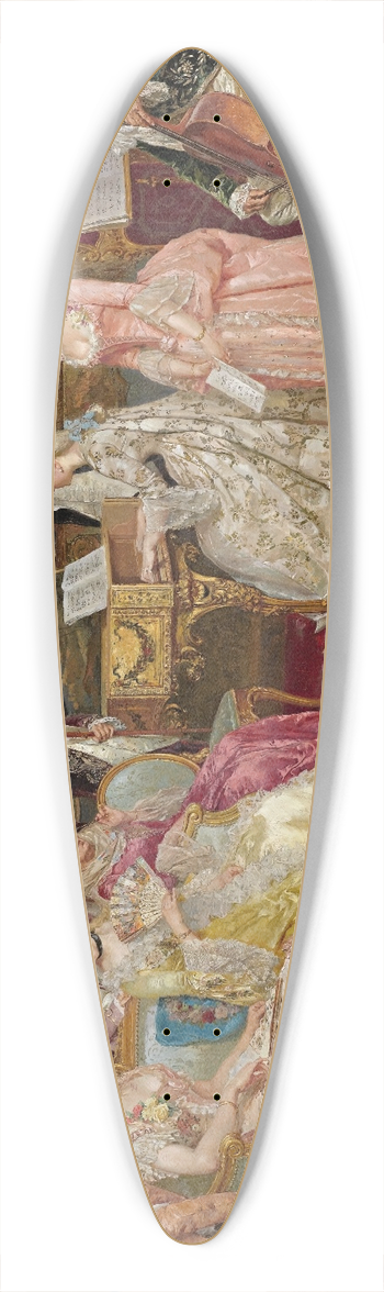 Luis lvarez Catal - The Recital 39.3 inch art pintail longboard deck