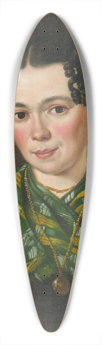 Lukas Kirner - Creszentia Kirner, ne Knpfle, the Artists Wife 39.3 inch art pintail longboard deck