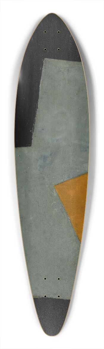 Lyubov Popova - Untitled Compositions 39.3 inch art pintail longboard deck