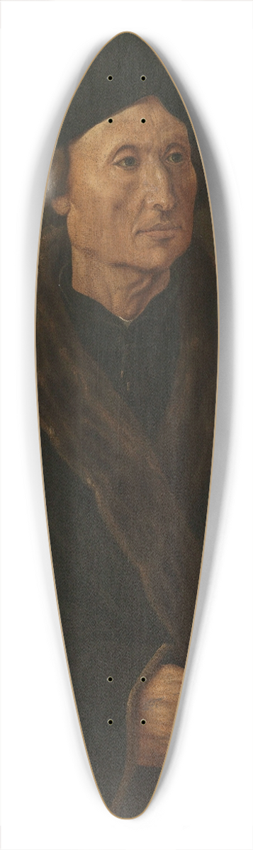 Maarten Van Heemskerck - Portrait of Johannes Colmannus, Rector of the Convent of St. Agatha at Delft 39.3 inch art pintail longboard deck